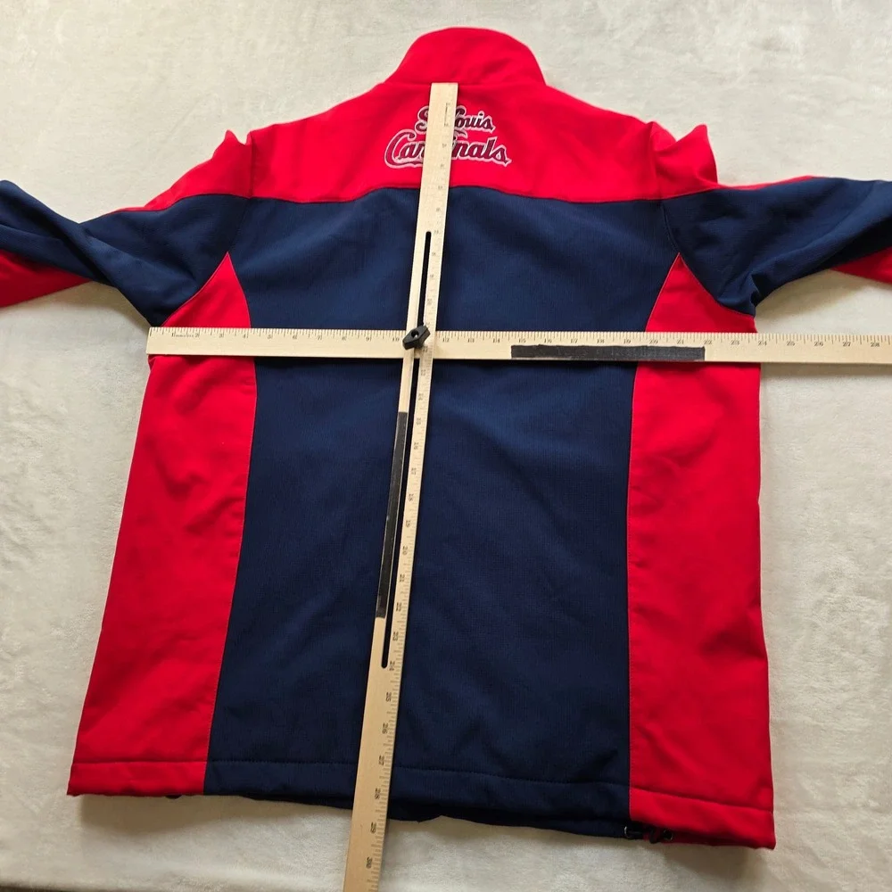 G-III St Louis Cardinals Jacket Mens‎ Medium Red Navy Softshell G-III MLB NEW